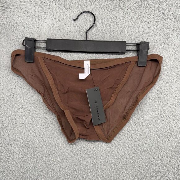 Todd Sanfield Brief Underwear mens Medium Brown Defiant Endurance Mesh NEW - Picture 1 of 8